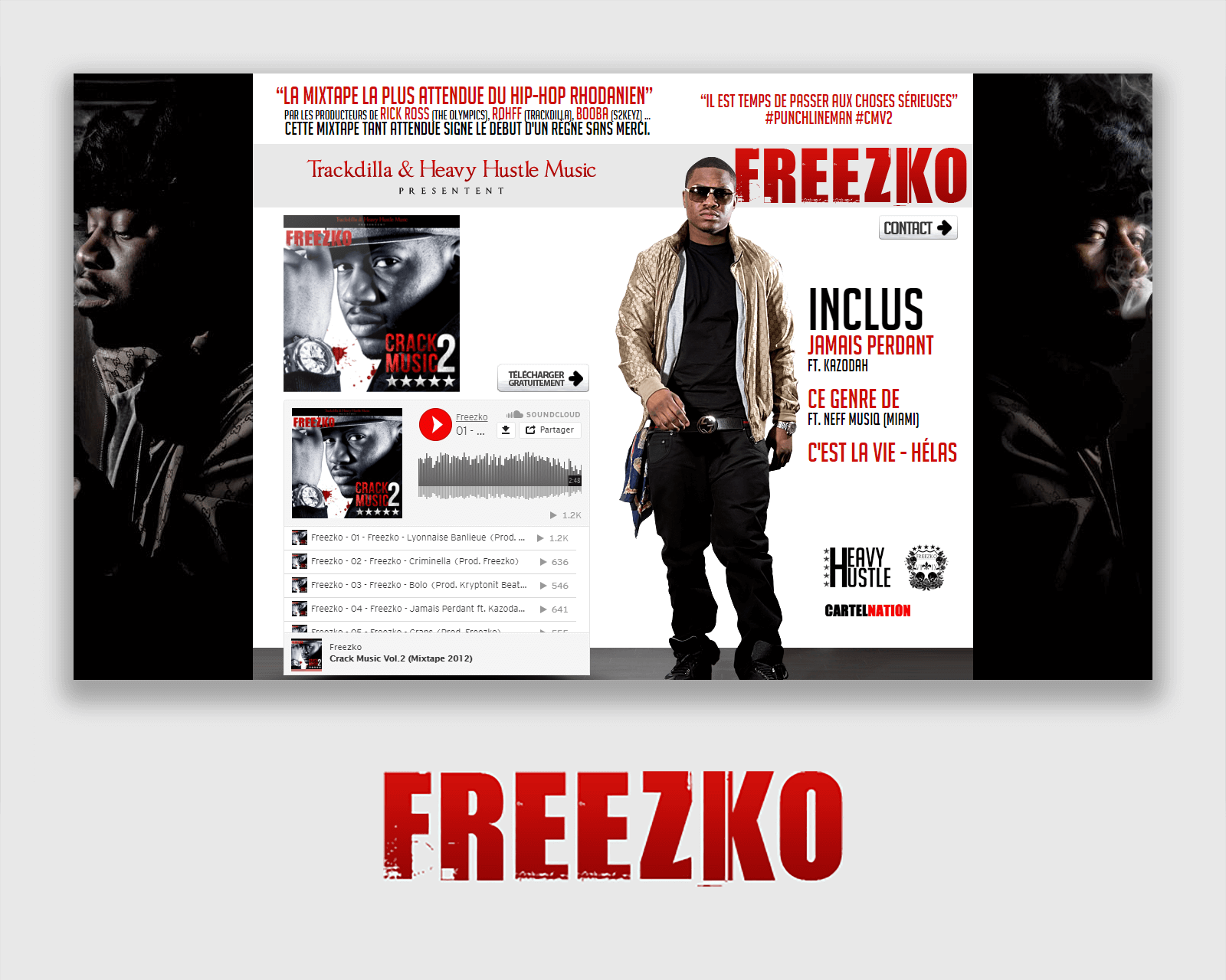 Intégration maquette Freezko HTML/CSS