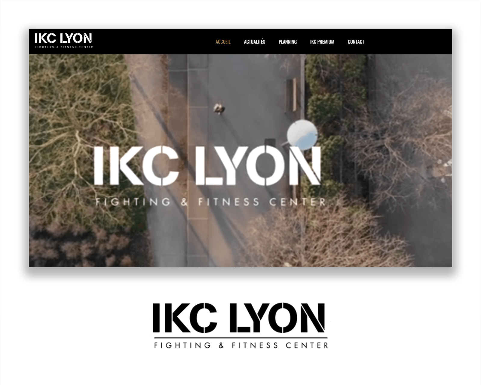 Site vitrine IKC Lyon club de sports de combat