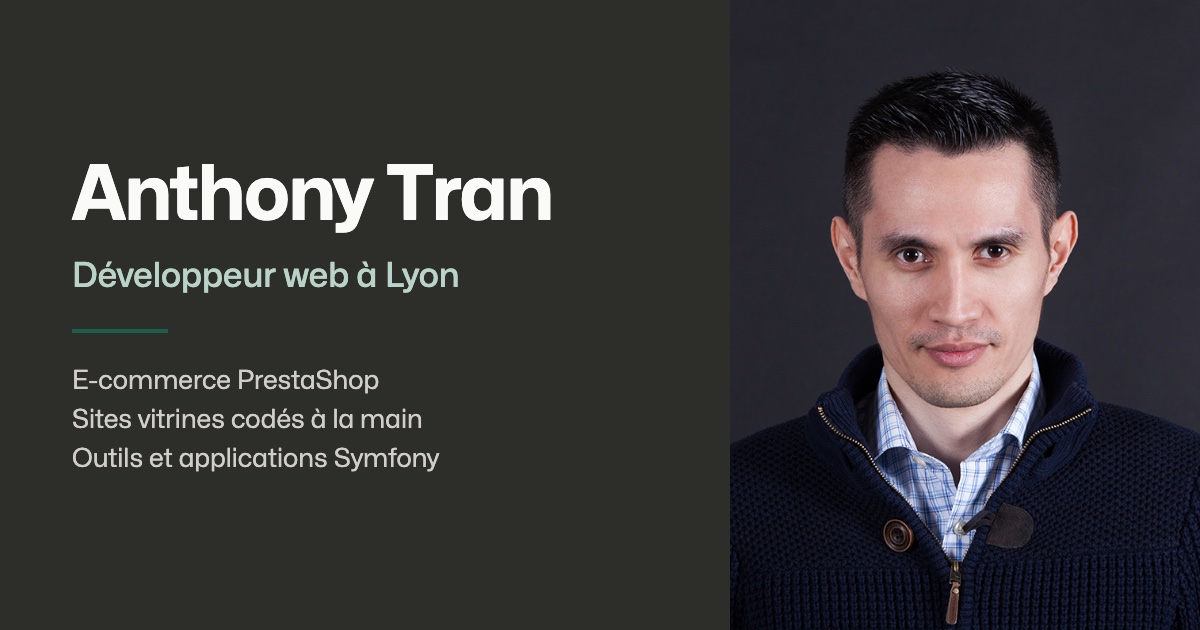 Anthony Tran website preview